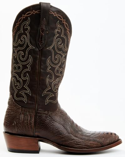 Cody James Men's Exotic Ostrich Leg Western Boot Round Toe - Bbme-2032
