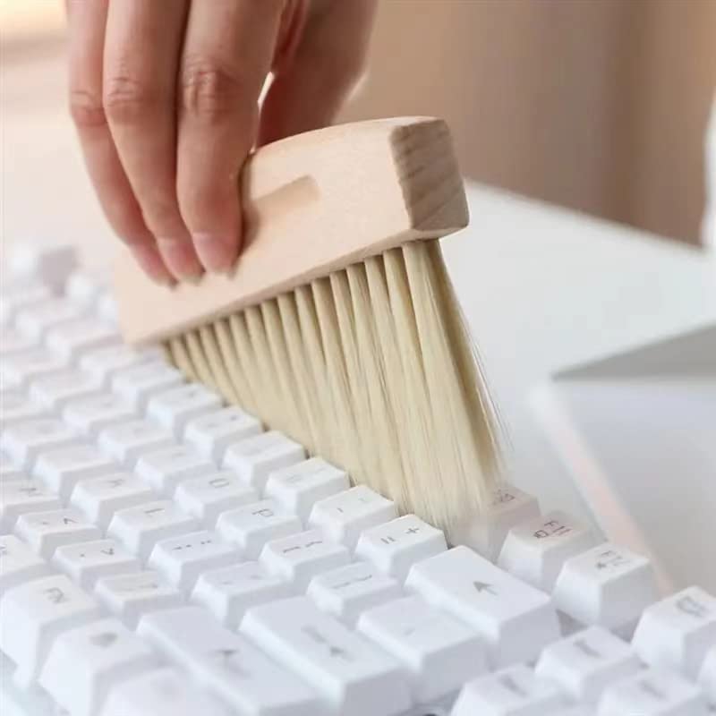 Set Scopa E Paletta Da Tavolo In Legno: Mini Spazzina Per Briciole, Divano E Angoli Stretti - 2