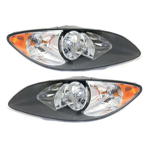 BYRXMO for International Harvester for ProStar 2009-2017 2pcs Headlight Left and Right Clear Lens w/bulbs IH2503101