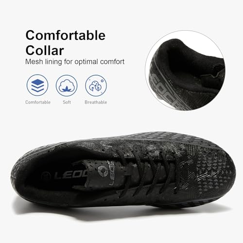 Image of Men's Soccer Cleats Women Outdoor Frim Ground Football Shoes