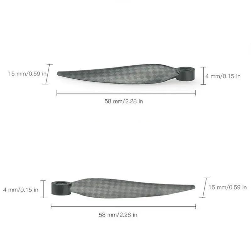 Compatibile Con DJI Mavic Mini U13B Eliche fibra carbonio silenziose