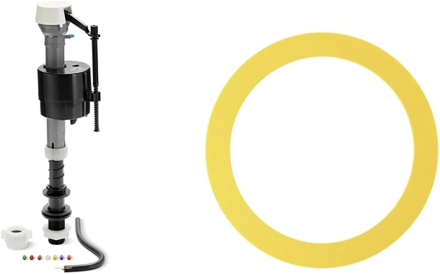 Kohler Genuine Part Gp1059291 Canister Seal with Kohler Genuine Part Gp1138930 Silent Fill Toilet Fill Valve Kit