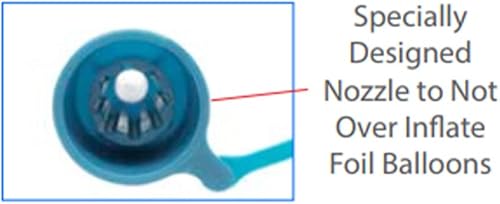 Miniatura 3 de PMU Bomba eléctrica dual profesional de alta velocidad del inflador de aire del globo 120 voltios (1pkg) Pkg1