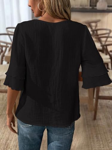 Image of TOPLOT Women's Top | Stylish Shirt Design | Comfortable Western Top| Easy Movement Structure | Trendy Look Styling | Versatile Perfect for Casual & Everyday Fashion (5231)