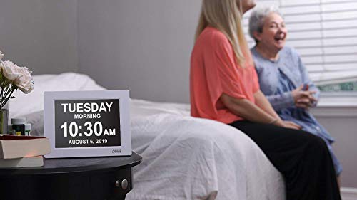 American Lifetime [Newest Version] Day Clock - Extra Large Impaired Vision Digital Clock with Battery Backup & 5 Alarm Options - Thumbnail 4