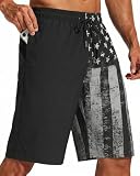 11 Inch Men Swim Trunks with Mesh no Compression Liner Quick Dry Drawstring Bathing Suit Beach Water Short Zipper Pocket Lined Inseam...