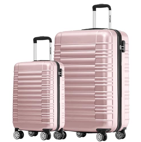 TRVLMORE Koffer & Trolleys - Koffer Set, Kofferset 2 Teilig, Handgepäck Koffer, Hartschalenkoffer...