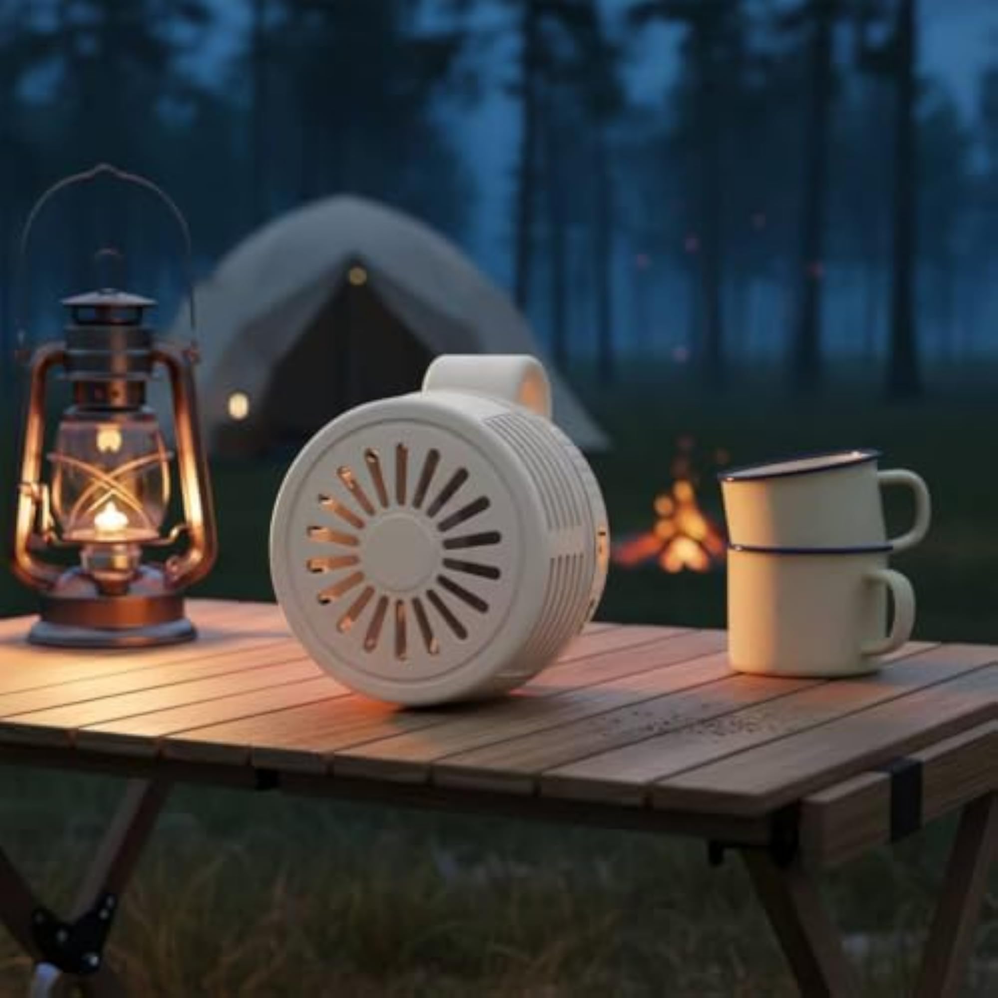 Compact Portable Clamp-on Fan, 3-Speed Hands-Free