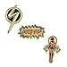 Ms. Marvel 3 Pack Lapel Pin Set