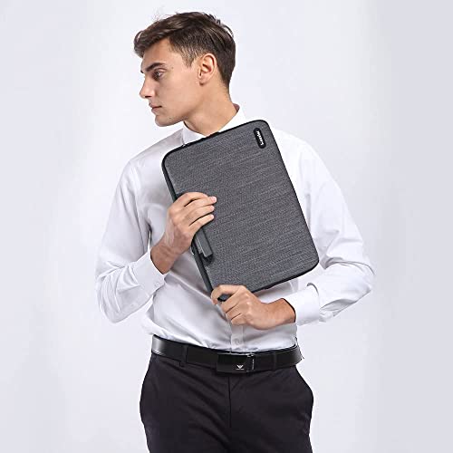 Icozzier 15-15.6 Inch Handle Electronic Accessories Strap Laptop Sleeve Case Bag Protective Bag For 15" Macbook Air/ Macbook Pro/ Pro Retina Sleeve – Grey #TOP6