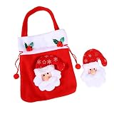 KieTeiiK Bolsa cruzada para envolver regalos, bolsas de caramelos, bolsa de regalo de Navidad, recuerdos de fiesta para accesorios creativos de fotos, decoración de suministros de vacaciones