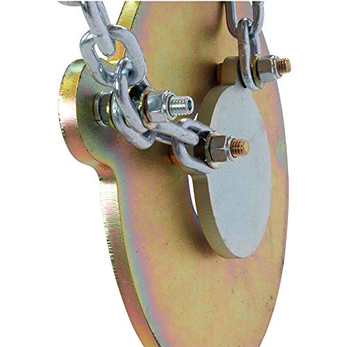 ShootingTargets7 AR500 Steel Bullseye Gong 10 x 1/2 inch - Thumbnail 3