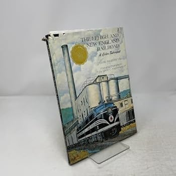 Hardcover Lehigh and New England Railroad: Color Retrospect Book