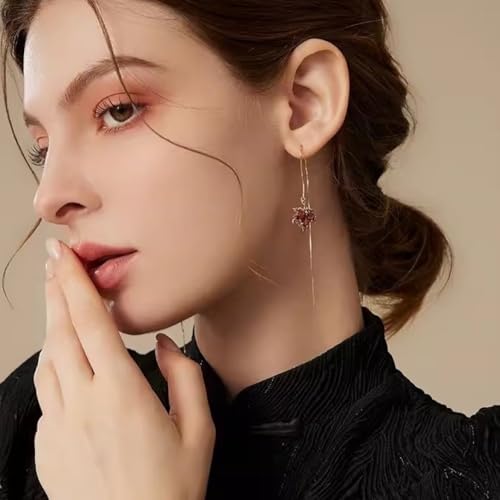 Boucles d'oreilles feuille d'érable rouge idéales pour un mariage champêtre - 3