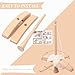 Turkish Spindle Kit Detachable Drop Spindle with 50g Wool Weaving Spinning Wheels for Beginners Advanced Hand Spinning Spinner Gifts