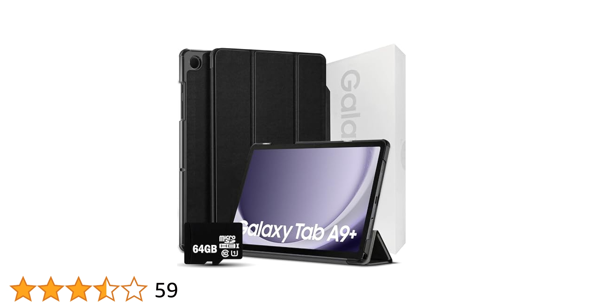 Samsung Galaxy Tab A9+ブラック カメラ付き