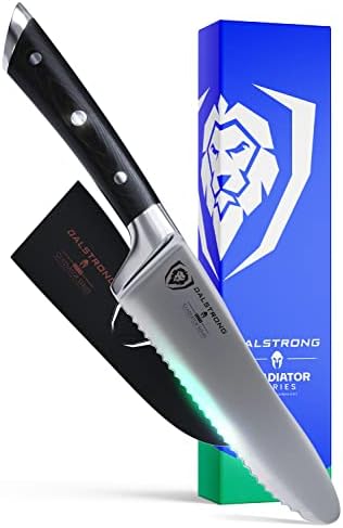 Dalstrong Ultimate Utility & Sandwich Knife - 6" - Gladiator Series Elite - Spreader - Forged German High-Carbon Steel - Sheath Included - NSF Certified
