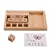 Joqutoys Wooden Blocks Spelling Game, Alphabet Letter Matching Flash Cards, ABC Cubes Sight Words Learning Montessori Toys for Preshcool Boys Girls