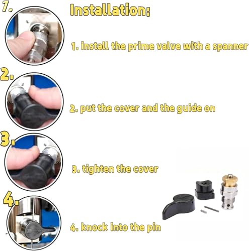 246385 246384 Filter Set and 235014 Prime Spray Valve, Drain Valve Fits Graco 210 230 390 395 490 495 595 3400 Aftermarketr Airless Paint Sprayer by BLOLACDZ - Image 7
