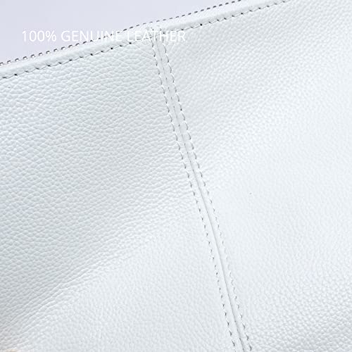 Image of Bveyzi Genuine Leather Wristlet Purses for Women, Envelope Clutch Wallet Small Crossbody Bags for Dressy Evening