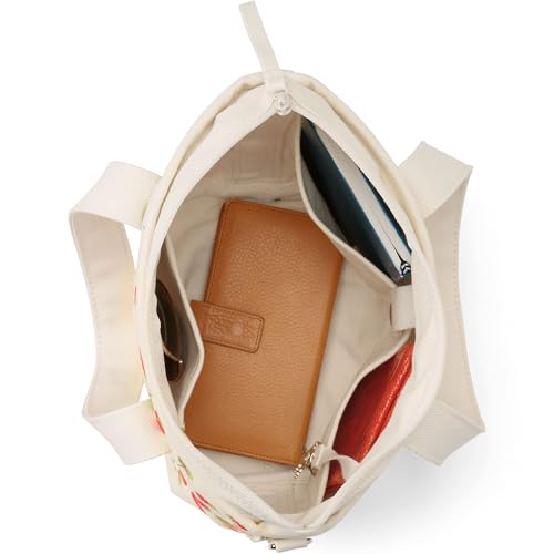 Image of Lands' End Zip Top Canvas Tote Bag