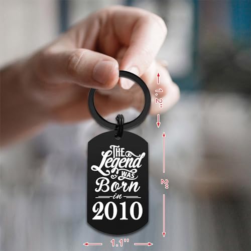 Image of Yobent Sweet 16 Birthday Gifts for Boys Girls, 16th Birthday Decorations for Men Women, 16 Years Old Bday Keychain, Born In 2010 Bday Present