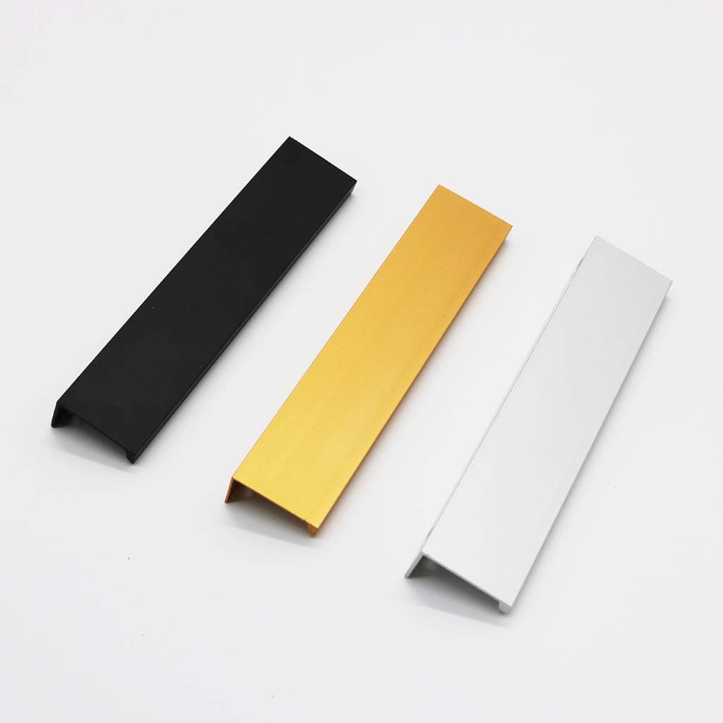 Poignées cachées de 80mm pour harmoniser vos meubles de cuisine et de chambre