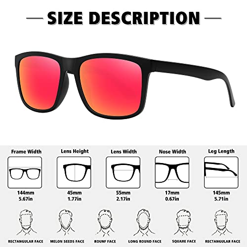 MEETSUN Polarized Sunglasses for Men Women Driving Sun Glasses UV Protection4