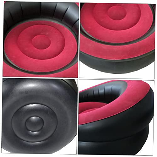 Sofá inflable resistente a pinchazos dile adiós al suelo duro con este asiento de PVC cómodo 3