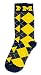 NCAA Michigan Wolverines Argyle Dress Socks, Grey