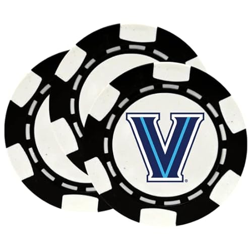 Golfballs.com Classic Villanova Wildcats Poker Chips - 3 Pack #TOP10