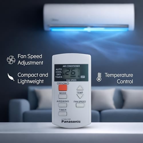 Image of Electronic Spices AC Remote | Compatible with Panasonic AC (Model AC-44A) with AAA Batteries