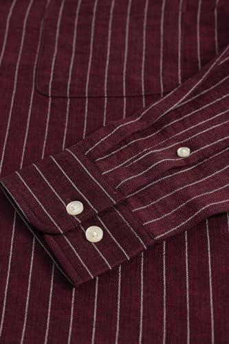 Image of SNITCH Solstice Maroon Stripe Shirt