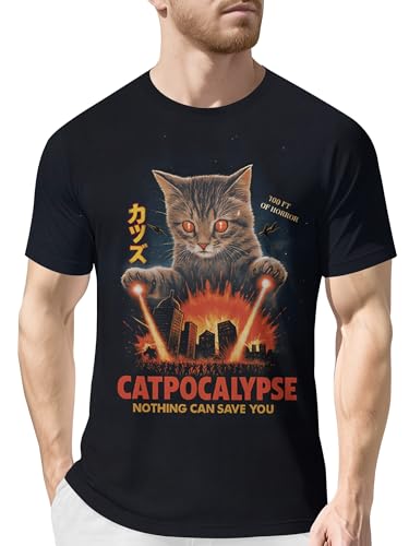 HIVICHI Graphic T-Shirts for Men Funny Novelty 3D Printed Weird Crazy Design Short Sleeve Tee Shirt