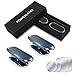 POWERLAND Support téléphone Voiture magnétique, Porte Téléphone Voiture Aimanté Rotation 360° Attache Smartphone Aimants Forts Compatible avec iPhone/Samsung Galaxy[2 pièces Boite Cadeau]