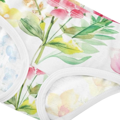 Aesthetic Toddler Girls Underwear 2t Cotton Little Girl Panties Wildflowers Briefs Underpants4