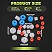 MECCANIXITY Plastic Spindle Gear Set Small Motor Gears Kit Module 0.5 Outer Diameter 5mm/7mm/8.4mm/10mm for DC Motor DIY Accessories Model Toys RC Car Robot Pack of 26