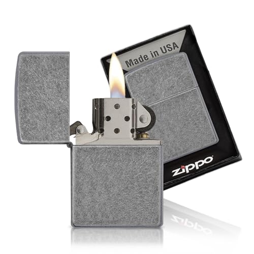Windproof lighter Zippo Lighter Antique Silver