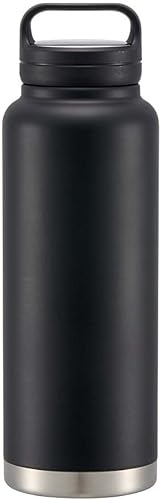 Miniatura 6 de Skater STSC12-A - Botella de acero inoxidable con aislamiento térmico, 42.2 fl oz (40.6 fl oz) con mango de tornillo, color negro Skater