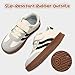 YOSFDC Kid Shoes Boys & Girls Fashion Sneakers Girls Tennis Shoes Light Boys Casual Shoes Slip on Kids Sneakers Faux Leather Comfort Gym Athletic Shoes for Beige 13 Size