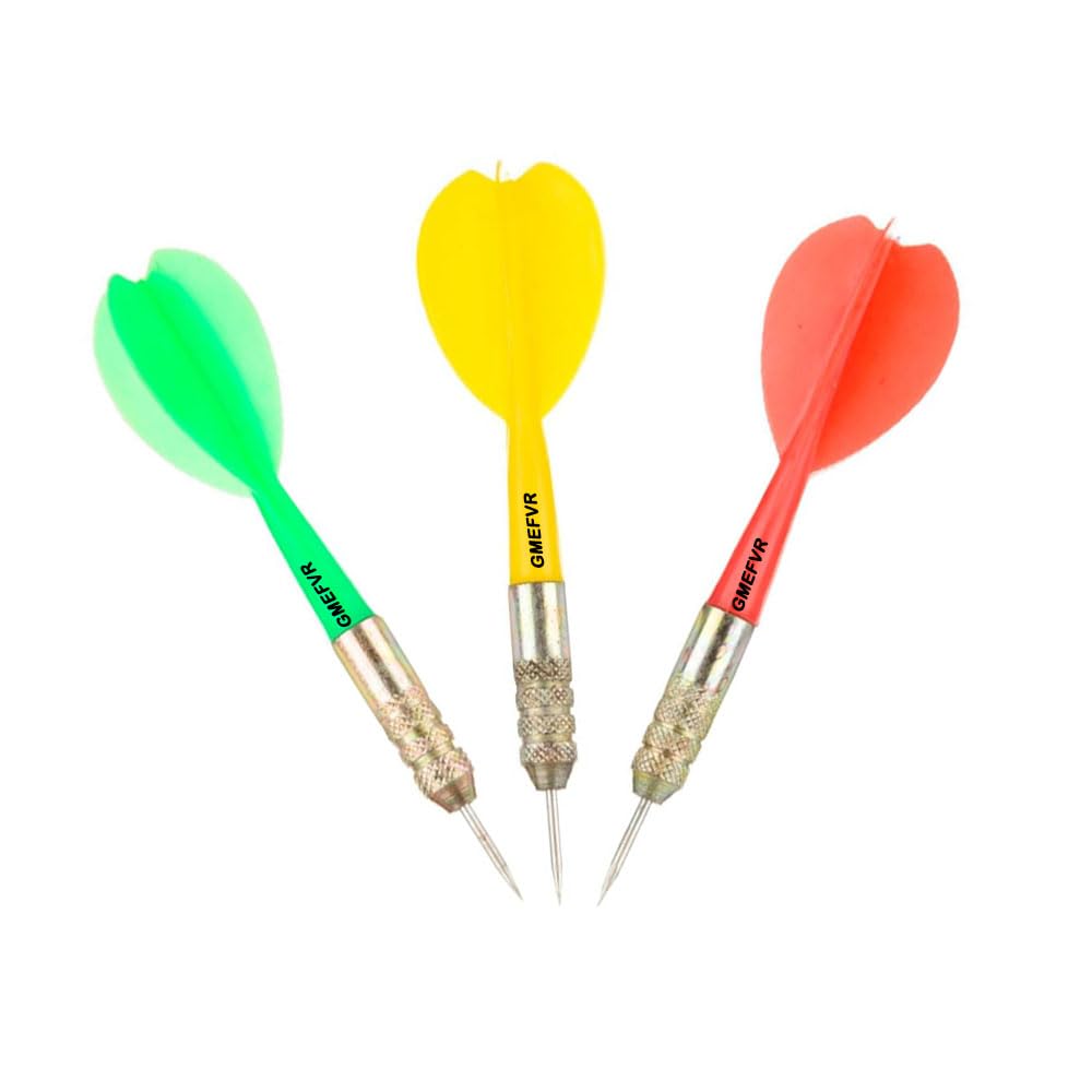 Gmefvr Darts Pins for Adult for Dart Board | Steel Pointed Darts for Professional Play | 12cm Long Air Steel Dart (3)