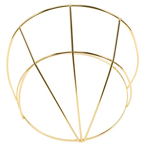 Frcolor 7C015532KU2 2Pcs Crown Skeleton Headband Crown Topper Hair Piece Metal Frame Room Accessories thumb #2