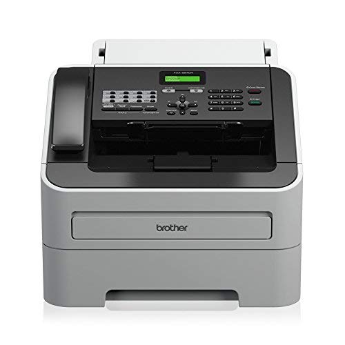 Brother FAX2845 Fax Laser Monocromatico con Funzione di Copia e Cornetta Telefonica Integrata Adf da 30 Fogli, 22 Numeri a Selezione Diretta e 200 a Selezione Veloce