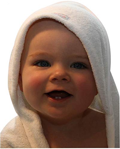 Toalla de bebé extra grande con capucha 99 x 99 cm de bambú suave perfecto para recién nacidos, bebés y niños pequeños