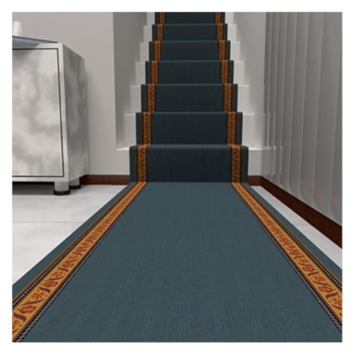 Alfombra de escalera autoadhesiva de seguridad textil gris premium 2
