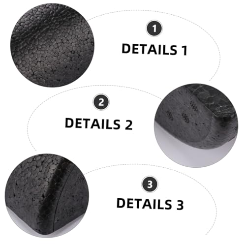 TEHAUX 2pcs Epp Half-Round Yoga Column Roller Massage Foam Roller para Relajación Muscular, Rehabilitación y Masaje de Tejido Profundo Fitness miniatura 5