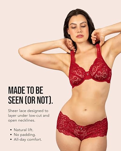 Image of Smart & Sexy Women's Signature Lace Unlined Underwire Bra