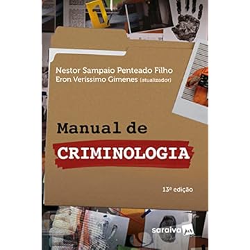 Capa do livro Manual de Crimonologia - 13ª edição 2023