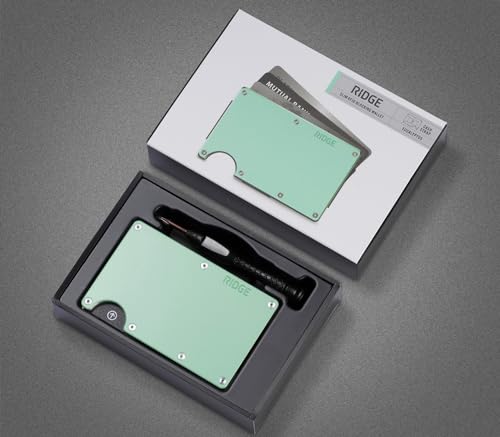 Image of Ridge Wallet For Women - Minimalist Small Wallet for Women, RFID Protection, Slim, Perfect Size, Pocket Fit, Holds up to 12 Cards