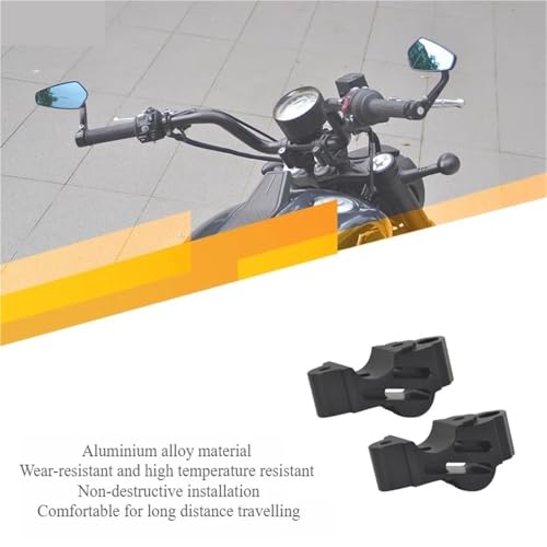 Abrazadera manillar moto manillar elevado compatible con Black Flag 500 aluminio modificado 2